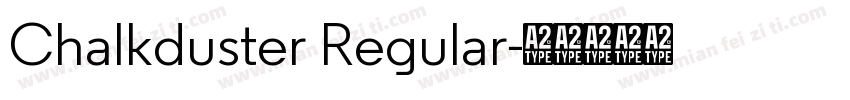 Chalkduster Regular字体转换